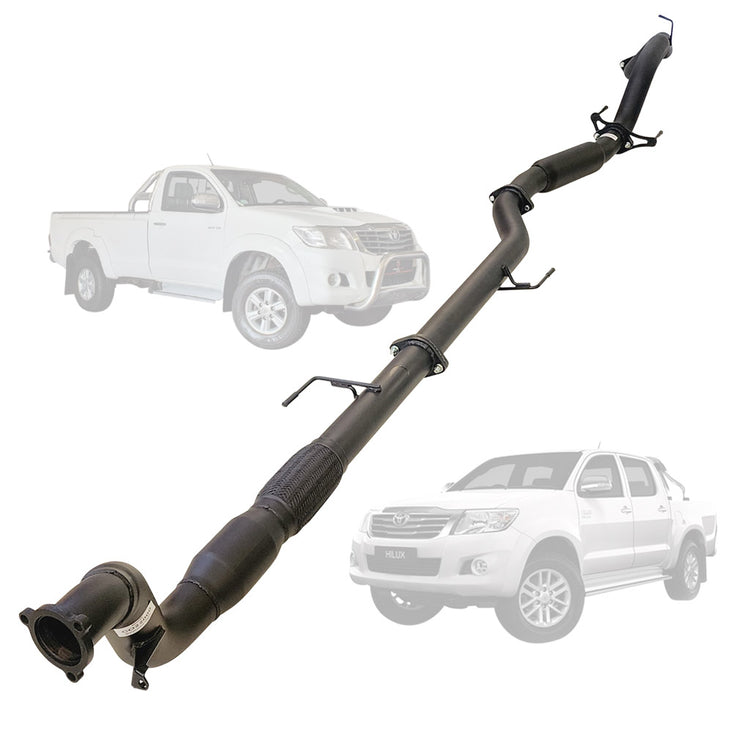 ESA | 3" Turbo Back Exhaust | Toyota Hilux N70 3L D4D Ute 2005 - 2015 | TY234