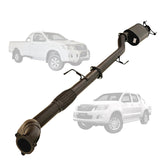 ESA | 3" Turbo Back Exhaust | Toyota Hilux N70 3L D4D Ute 2005 - 2015 | TY234