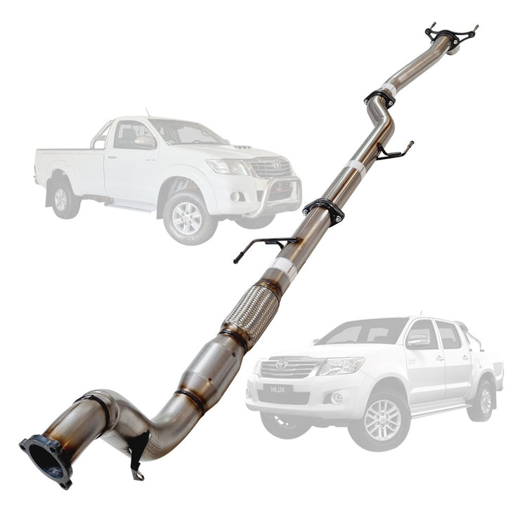 ESA | 3" Turbo Back Exhaust | Toyota Hilux N70 3L D4D Ute 2005 - 2015 | TY234