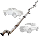 ESA | 3" Turbo Back Exhaust | Toyota Hilux N70 3L D4D Ute 2005 - 2015 | TY234