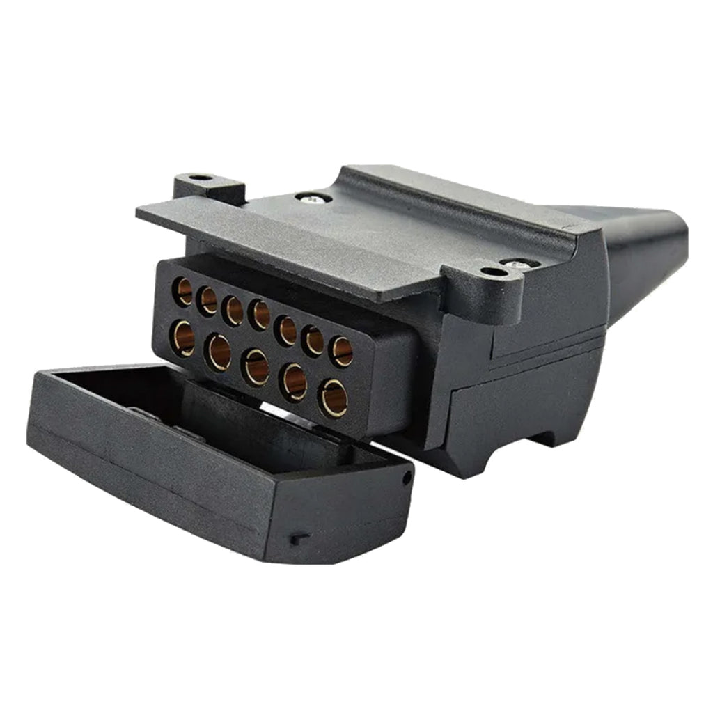 TAG | 12-Pin Flat Socket with Reed Switch for Normally Closed Circuits | Universal Fitting | UNT012RS