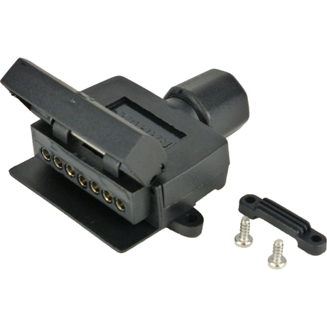 TAG | 7-Pin Flat Socket with Reed Switch for Normally Closed Circuits | Universal Fitting | UNT032RS