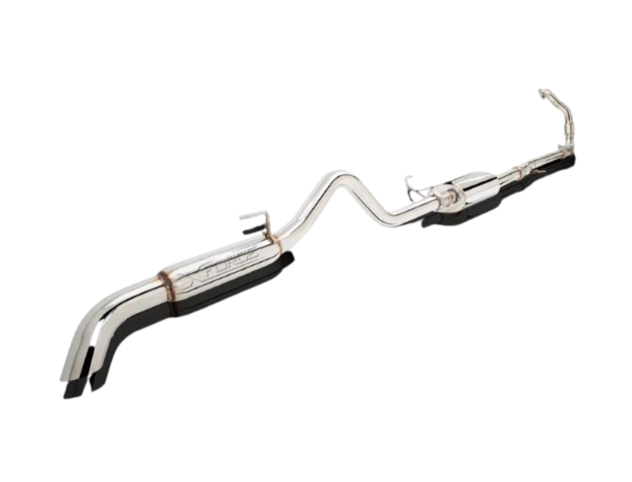 XForce - NISSAN NAVARA D40 STX AUTO (2011-2015), 3″  Stainless Steel Turbo Back System with Hi-flow Metallic Cat