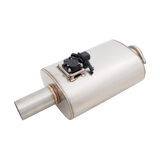 XForce | 3.5" In 3.5" Out Flanged Oval Varex Muffler | Universal Fitment | VMK11-350