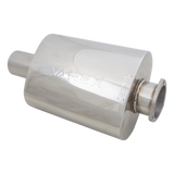 XForce | Varex Valved Oval Muffler 4" Inlet Flanged 16" Body | Universal Fitment | VMK18-400