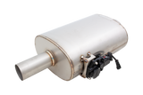 XForce | 3" Oval Varex Valved Universal Muffler | Side Mounted Motor | 304 Stainless Steel | VMK41-300