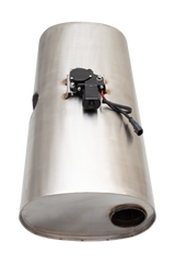 XForce | Varex Universal Oval Muffler | 3" Single Inlet to Dual 2.5" Outlet | East-West | VMKRE-325