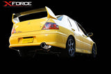 XFORCE - MITSUBISHI LANCER EVO 7-8-9 CT9A (01-07) 3" Inch Stainless Steel Catback Exhaust System With Varex