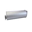 Redback - 3" Resonator Muffler Offset/Clocked Offset 8"x8" Round 304 Stainless Steel