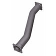 Redback - 4" Muffler Delete Offset/Clocked Offset Standard Round 409 Stainless