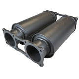 Redback Extreme Duty – Toyota Landcruiser 79 Series (2007 - on) Dual Cab Twin 4" Turbo Back Exhaust with Resonator