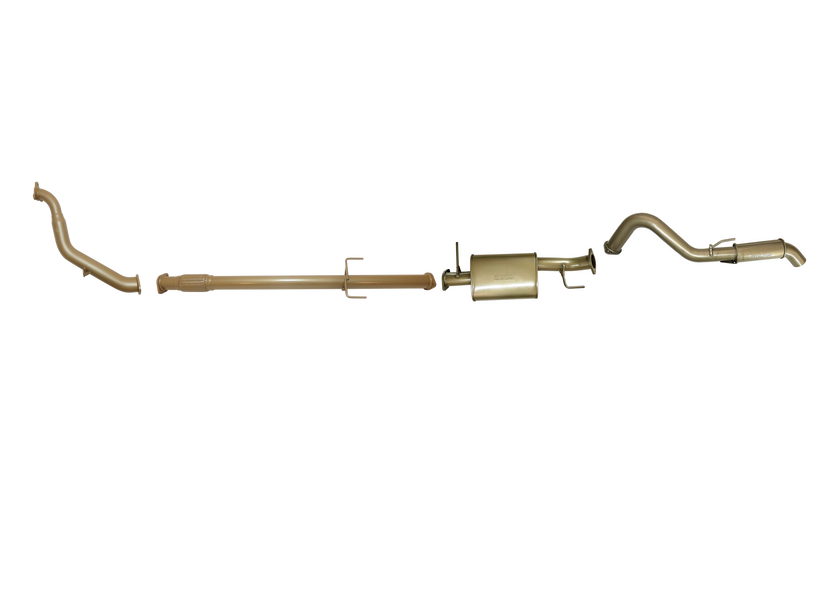 King Brown - Mitsubishi Triton ML/MN 2.5L TD Dual Cab 2008 to 2015 - Single 3" Kit