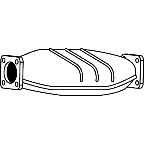 Standard Catalytic Converter - Daewoo Espero KLEJ (1995 - 1997) Sedan (2.0L), 1.5i 1C4 …