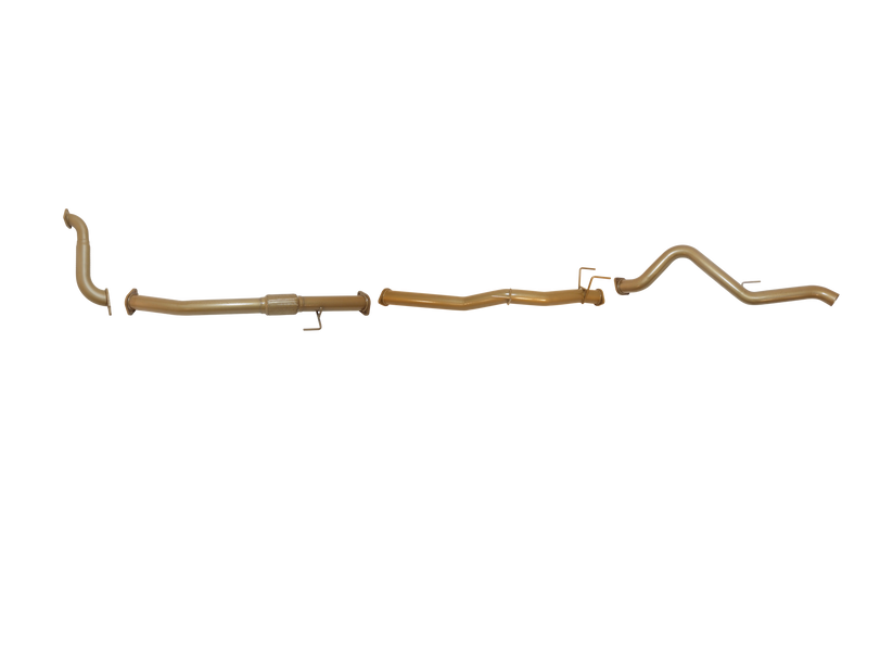 King Brown - Isuzu DMAX 3L TD July 2012 to current - Single 3" with Centre Pipe Only Kit