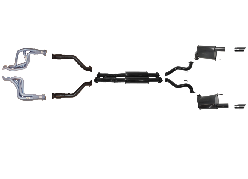 Pacemaker - Ford Mustang Coupe 2015 to 2017 5.0L Headers, Cats And Twin 2 1/2 Inch System to Suit RH Drive Only