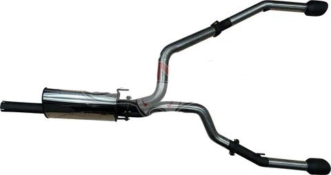 Manta | 3″ Single into Twin Cat Back Exhaust with 5″ Black Tips | RAM 1500 DS 5.7L V8 Ute 2009–2024
