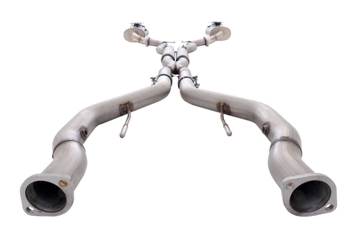 XFORCE - Holden, CALAIS, CLUBSPORT, COMMODORE V8, GTS, SENATOR E1 (2006-2008), VE V8 SEDAN/WAGON 2006-2013, VF V8 SEDAN/WAGON 2013-2017 , 3" Inch Stainless Steel Catback Exhaust System With Varex