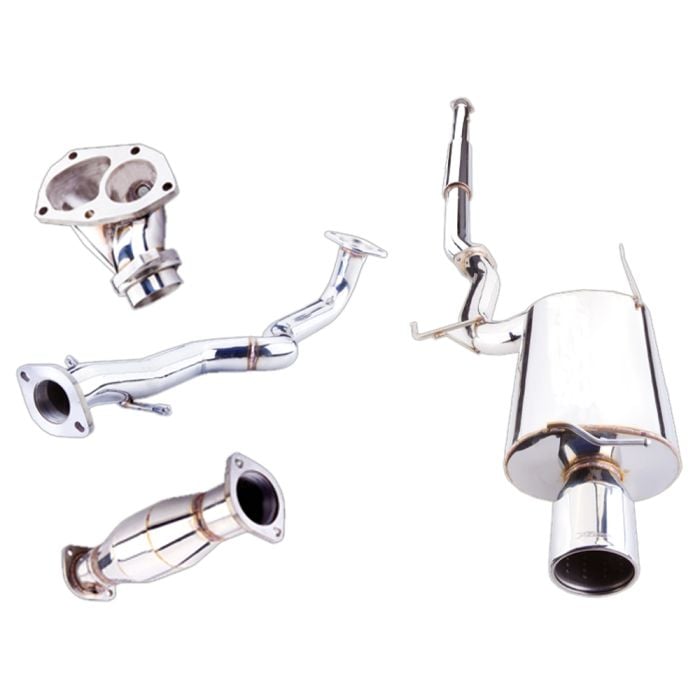 XFORCE - MITSUBISHI LANCER EVO 7-8-9 CT9A (01-07) 3" Inch Stainless Steel Turbo Back Exhaust System