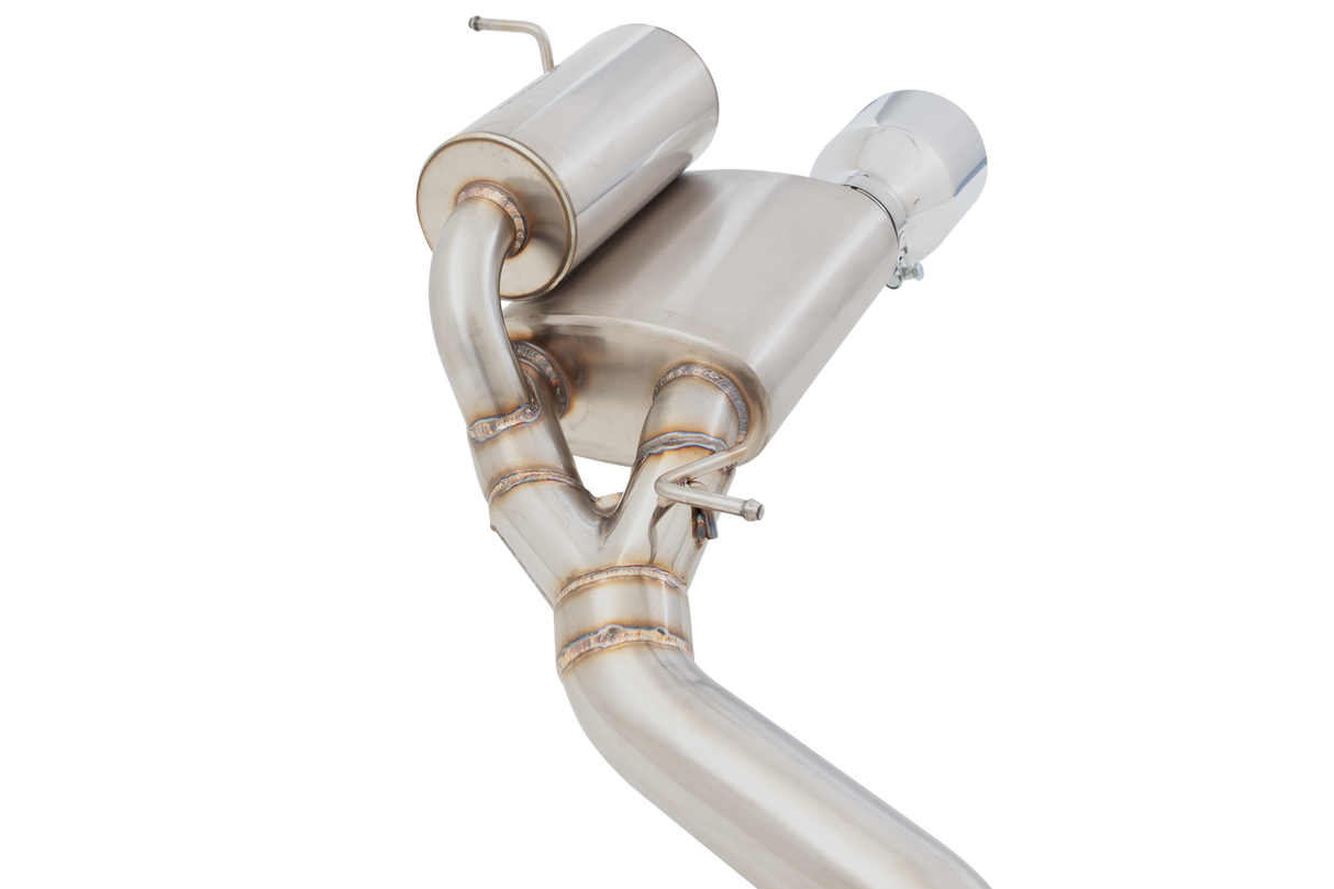 XFORCE - Jeep Grand Cherokee 2012+ SRT8 6.4L Brushed Stainless Steel Twin 3" inch Catback System