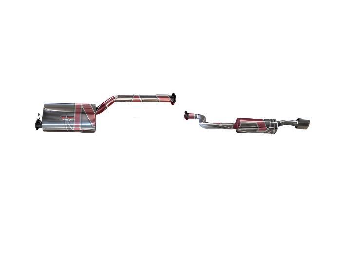 Manta | 2.5" Cat Back Exhaust System with Muffler/Muffler | Ford Falcon BA BF FG FG-X XR6 4.0L 6Cyl Ute 2002–2016