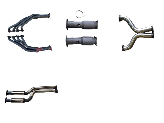 Manta | Twin 3" Full Exhaust System with Extractors | Ford Falcon BA BF XR8 FPV V8 Ute 2002–2008