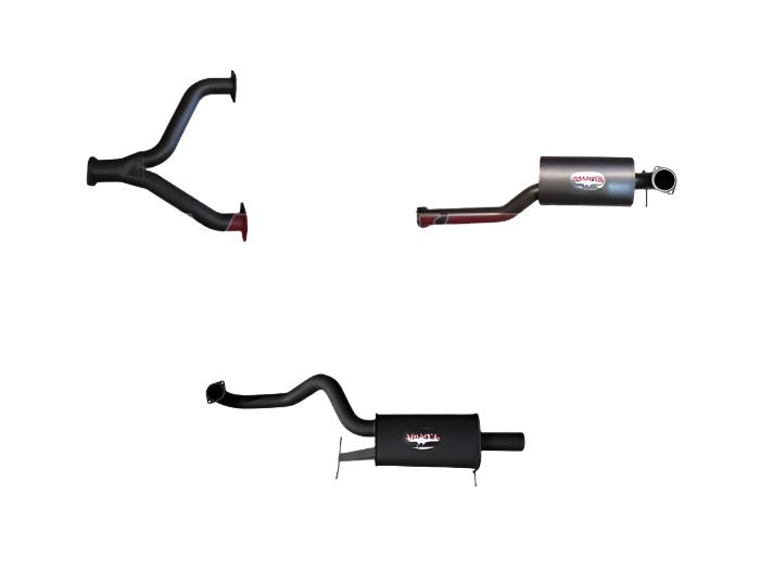 Manta | 3" Cat Back Exhaust System with Muffler/Muffler | Ford Falcon BA BF V8 Sedan & FPV GT 2002–2008