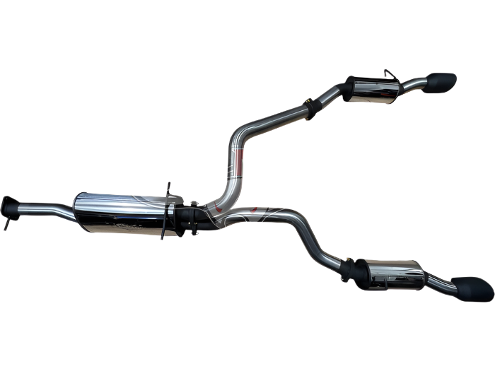 Manta | Twin 3″ Cat Back Exhaust with Rear Mufflers & 5″ Black Tips | RAM 1500 DT 5.7L V8 Ute 2020–2025