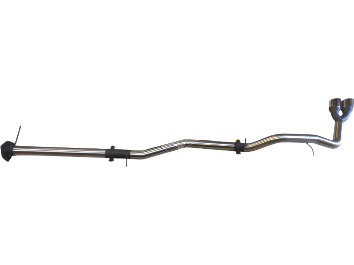 Manta | 3in DPF Back Exhaust with Twin Tip Side Exit | Volkswagen Amarok TDI600 V6 Dual Cab Ute 2022–2025