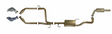 Pacemaker King Brown | 2.5" Exhaust Kit with Headers & Cats | Toyota FJ Cruiser 4.0L V6 | KB12900-HCMR