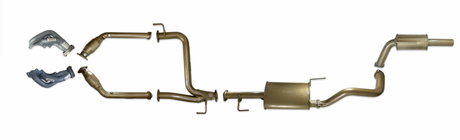 Pacemaker King Brown | 2.5" Exhaust Kit with Headers & Cats | Toyota FJ Cruiser 4.0L V6 | KB12900-HCMR