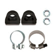 Set of automotive clamps and clips with 'Fisher Automotive' branding on a white background.