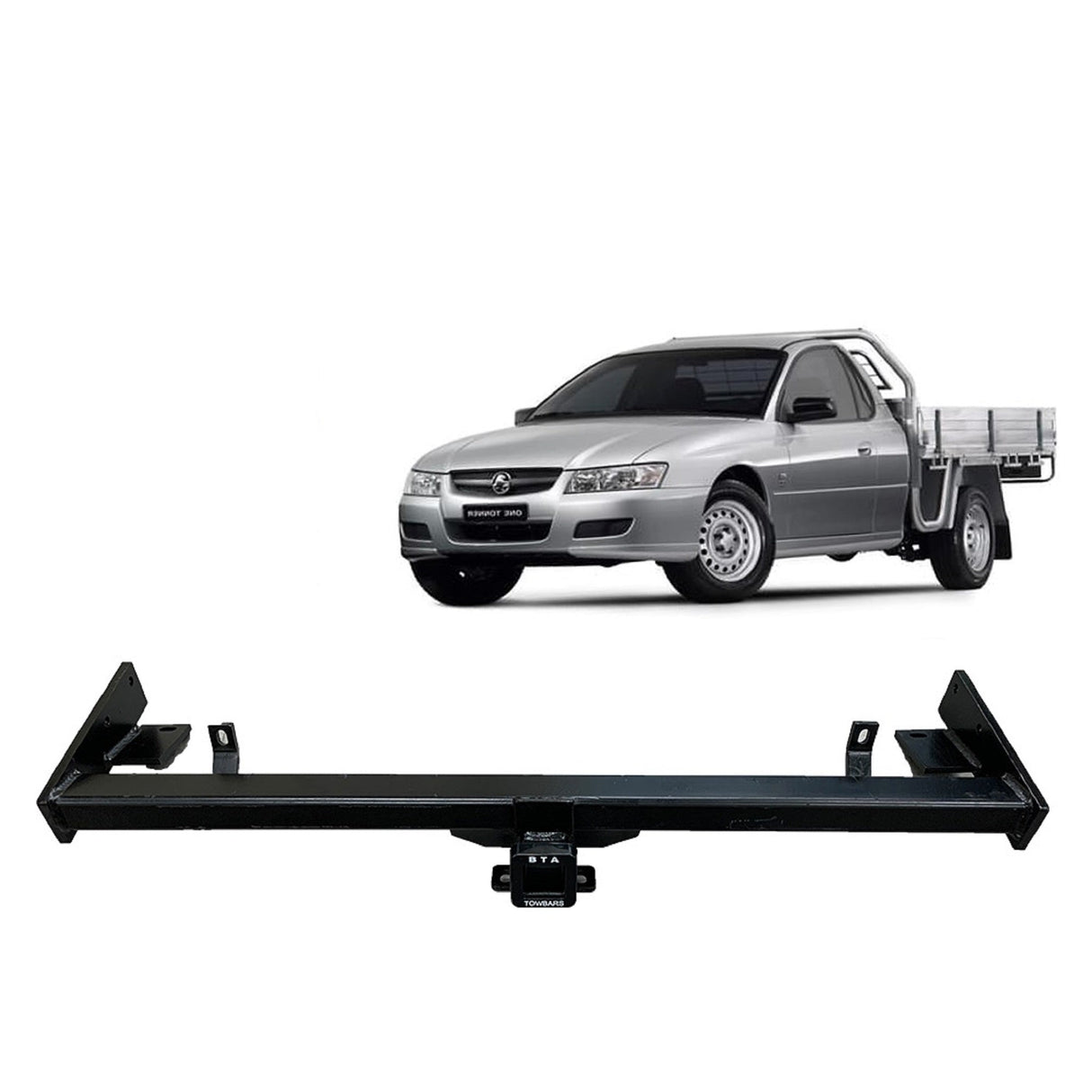 BTA Holden Commodore One Tonner Tray VYVZ (06/2003 – 12/2007) Heavy Duty Towbar 2100/210kg Capacity