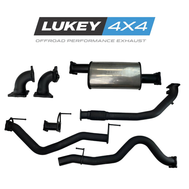 Lukey 4x4 3" Exhaust System with Muffler for Holden Colorado RC 2008-2012 / Holden Rodeo RA 2007-2008 / Isuzu D-MAX 2007-2012 - LKY-HC-RC-PM