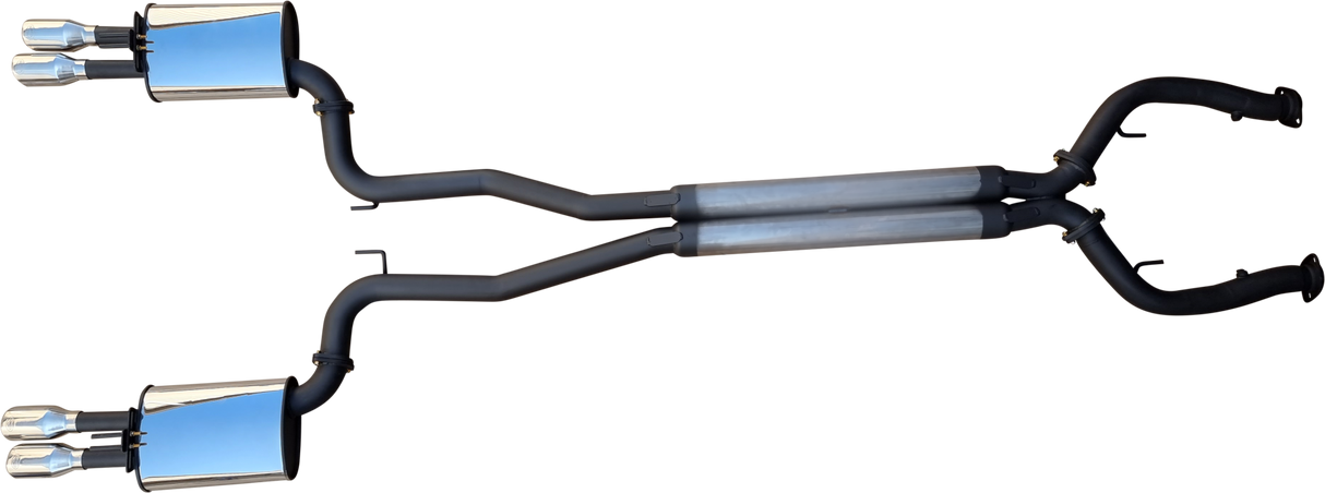  DPE by Manta | Twin 3" Cat-Back Exhaust System | Holden Commodore VE / VF 6.0L / 6.2L V8 Sedan / Sportwagon | 2006–2017