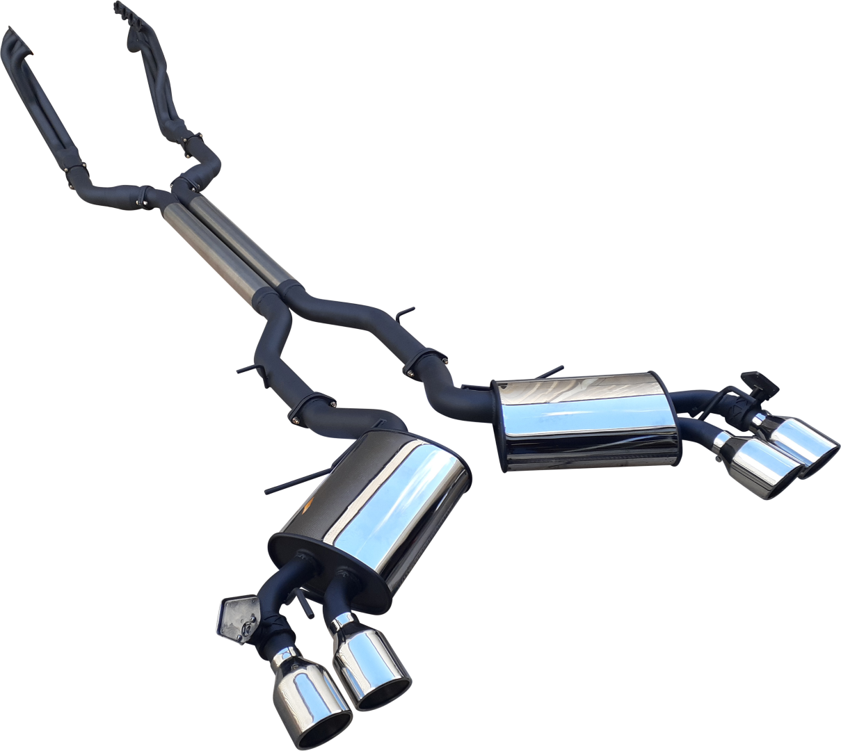 Manta | Twin 3" Full Exhaust System with 1 7/8" Headers | Chevrolet Camaro 6th Gen 6.2L V8 Coupe | 2016–2022