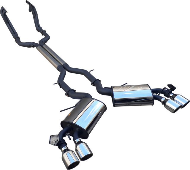 Manta | Twin 3" Full Exhaust System with 1 7/8" Headers | Chevrolet Camaro 6th Gen 6.2L V8 Coupe | 2016–2022