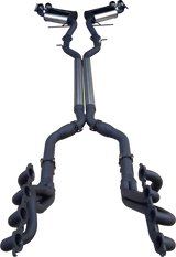 Manta | Twin 3" Full Exhaust System with 1 7/8" Extractors Valves & 4" Tips | Chevrolet Camaro 6th Gen 6.2L V8 Coupe 2016–2022