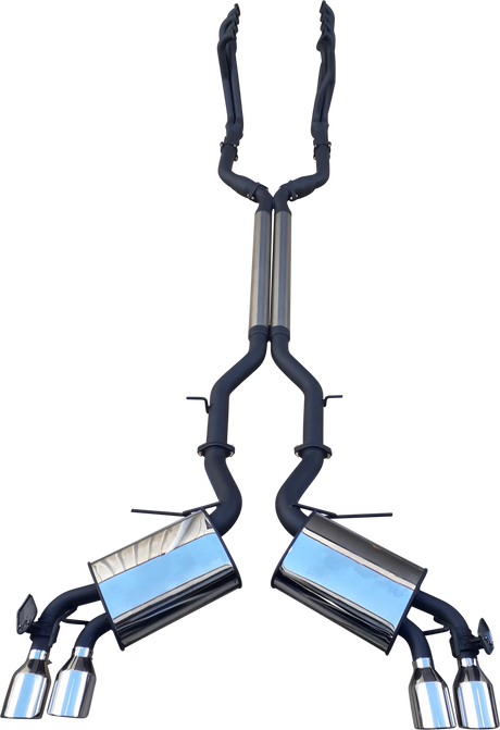 Manta | Twin 3" Full Exhaust System with 1 7/8" Headers | Chevrolet Camaro 6th Gen 6.2L V8 Coupe | 2016–2022