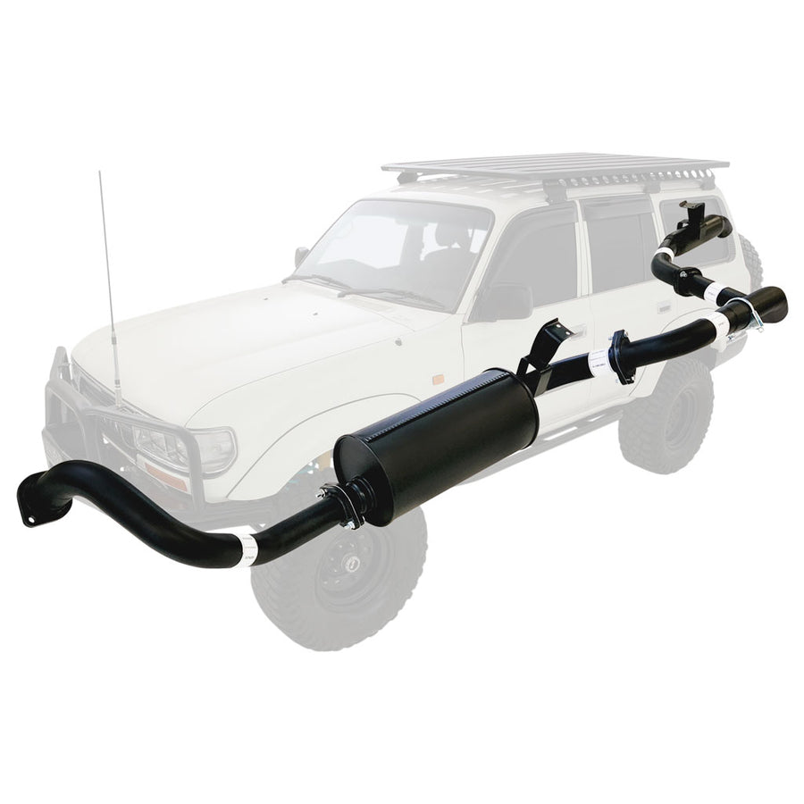 ESA 4X4 - Toyota Landcruiser 80 Series FZJ80R 4.5L Petrol (1992-1998) SUV 2 1/2" Kit with Muffler and Hotdog