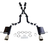 ESA 4X4 - Jeep Grand Cherokee SRT 6.4L V8 (2012-2021) SUV Twin 3" Cat Back Exhaust with Stainless Steel Tips