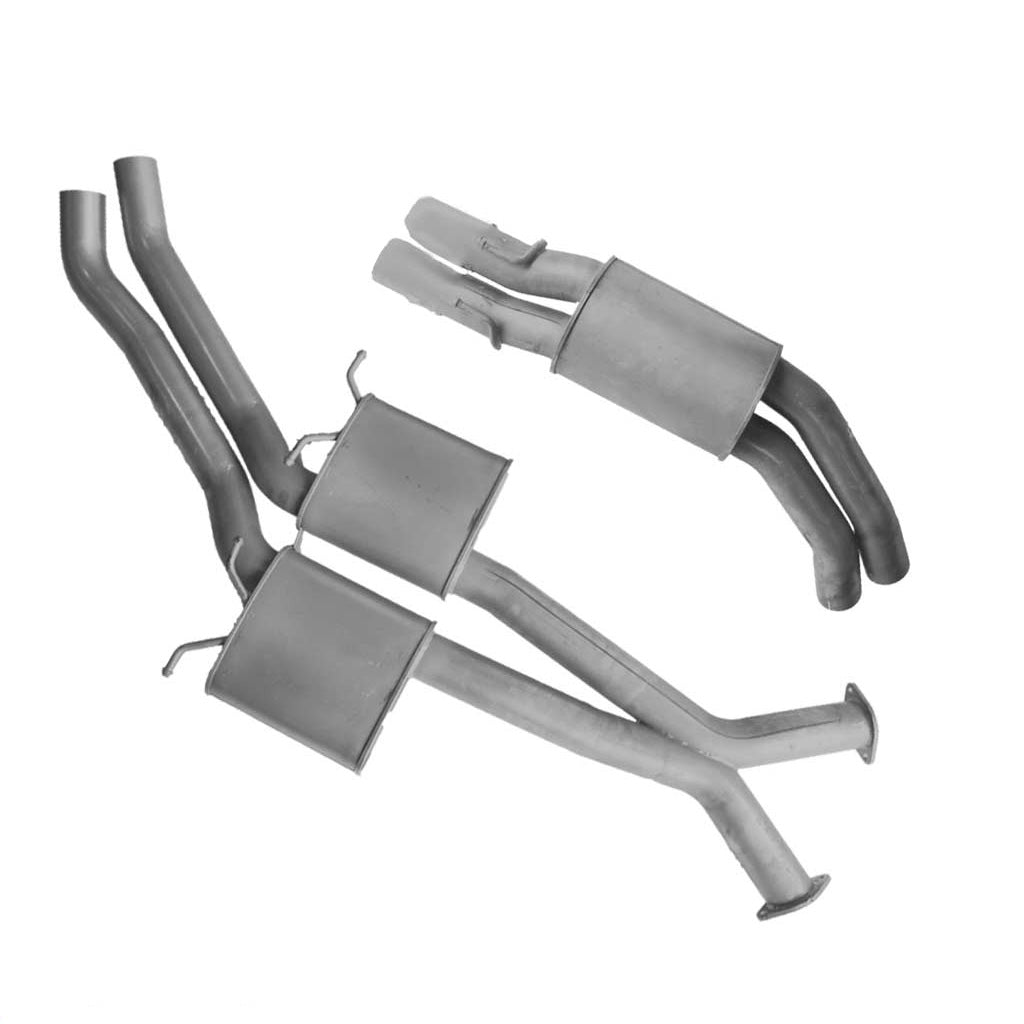 ESA - Holden Commodore VT-VZ V6 & V8 Ute Wagon Twin 3" Kit - Inc X-Pipe & Everflo Mufflers