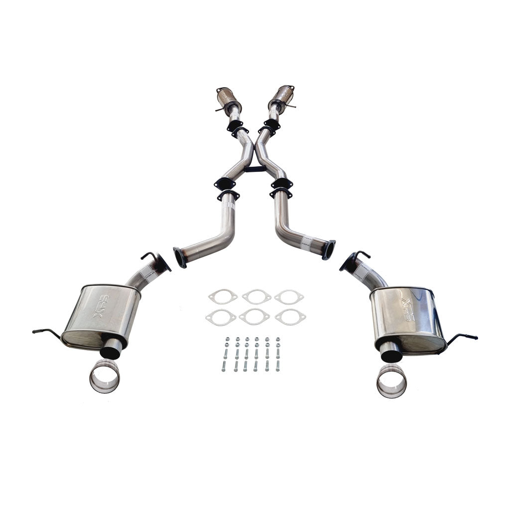 ESA 4X4 - Jeep Grand Cherokee SRT 6.4L V8 (2012-Current) SUV Stainless Steel 3" Exhaust with OE Tips