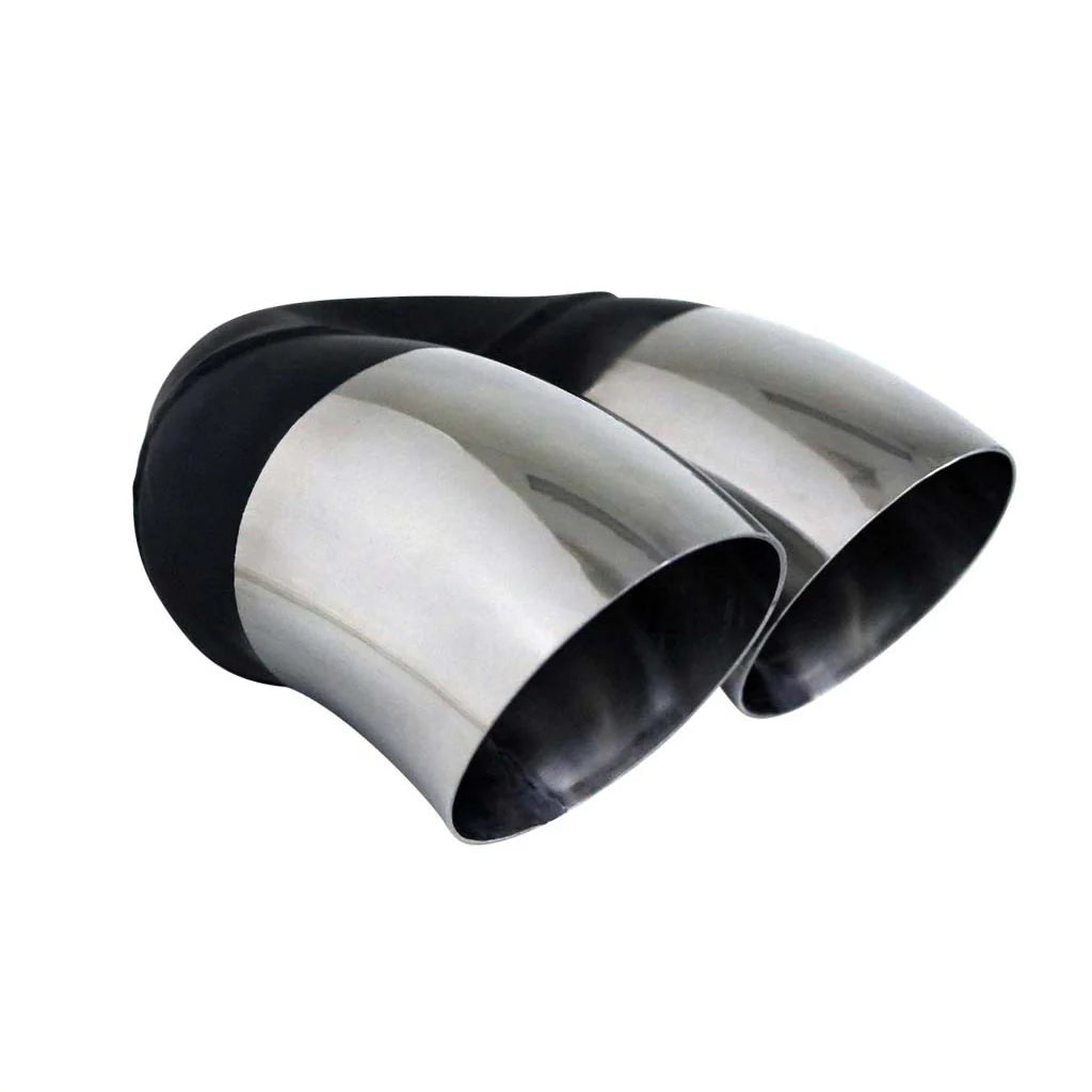 Y Piece Exhaust Tip - 2" Inch - 3" Inch (Expandable) 3" Inch (Out)