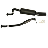 ESA - Ford Falcon FG Ute XR6 2 1/2" Catback Kit Inc Hotdog & Everflo Muffler Dual Outlet