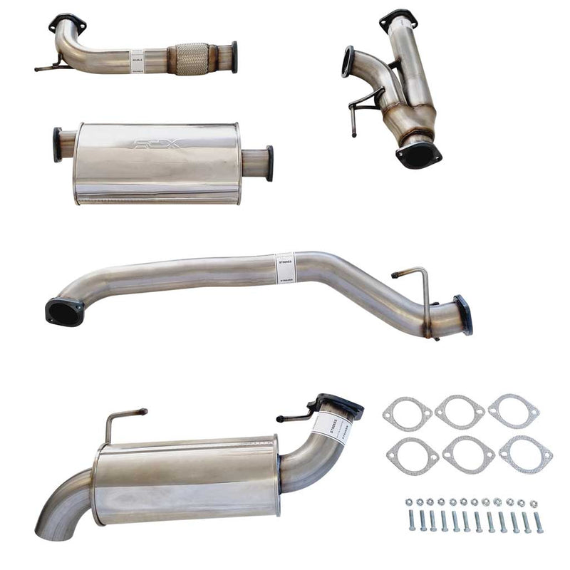 ESA 4X4 - Nissan Patrol Y62 5.6L V8 2013-Current SUV 3" Stainless Steel Exhaust System with Centre Muffler and Rear Muffler