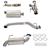 ESA 4X4 - Nissan Patrol Y62 5.6L V8 2013-Current SUV 3" Stainless Steel Exhaust System with Centre Muffler and Rear Muffler