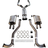 ESA - Holden Commodore VF HSV Non-LSA V8 Sedan Wagon 3" Exhaust Kit with 2 x Hotdogs, X-Pipe, XPS Stainless Steel