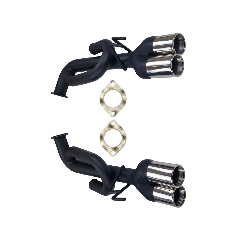 ESA - Holden Commodore VE Sedan & Wagon Twin Rear 2 1/2" J-Pipe Kit LHS & RHS with TYP080 Tip