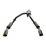 ESA 4X4 - Ram 1500 DS Classic 5.7L V8 2012-2020 Ute Twin 3" Cat Back Exhaust System with 5" Black Chrome Tips