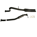 ESA - Ford Falcon BA-BF Ute XR6 2 1/2" Catback Kit Inc Hotdog & Dual Tailpipe